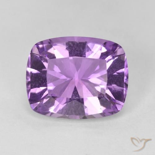 5.68ct 자연스러운 딥 핑크빛이 도는 바이올렛 자수정, 방석, VVS
