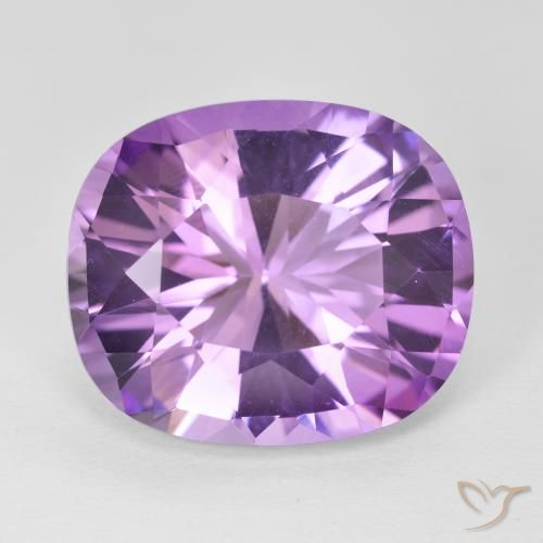 10.42ct 자연스러운 미디엄 바이올렛 자수정, 방석, VVS