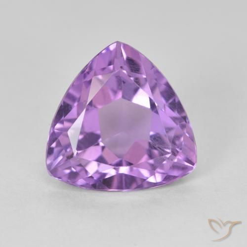 3.08ct 자연스러운 비비드 바이올렛 자수정, 일조, VS