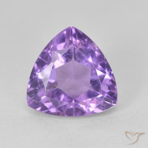 3.21ct 자연스러운 분홍빛이 도는 보라색 자수정, 일조, VS