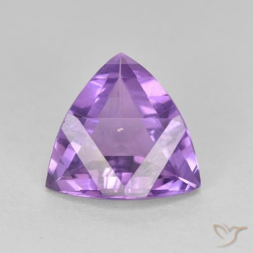 2.85ct 자연스러운 미디엄 바이올렛 자수정, 일조, VS