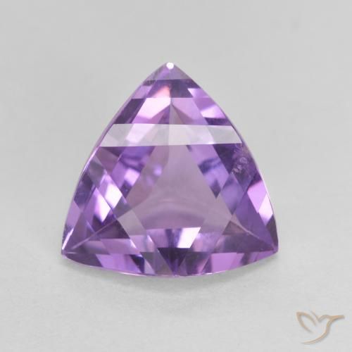 2.95ct 자연스러운 미디엄 바이올렛 자수정, 일조, VS