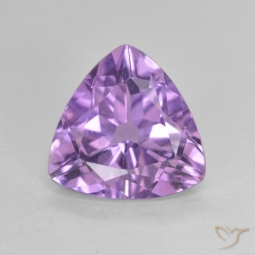 2.77ct 자연스러운 분홍빛이 도는 보라색 자수정, 일조, VVS