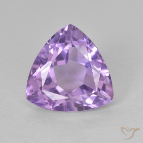 2.98ct 자연스러운 미디엄 바이올렛 자수정, 일조, VS