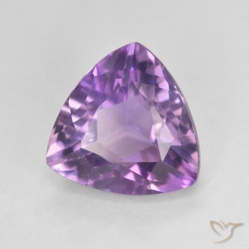 3.03ct 자연스러운 미디엄 핑크 바이올렛 자수정, 일조, VVS-VS