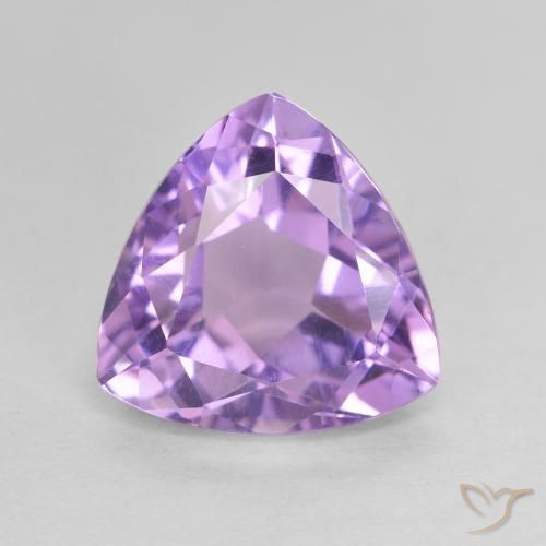 3.21ct 자연스러운 분홍빛이 도는 보라색 자수정, 일조, VVS-VS