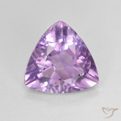 2.66ct 자연스러운 미디엄 핑크 바이올렛 자수정, 일조, VVS-VS
