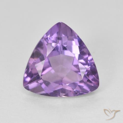 2.96ct 자연스러운 분홍빛이 도는 보라색 자수정, 일조, VVS-VS