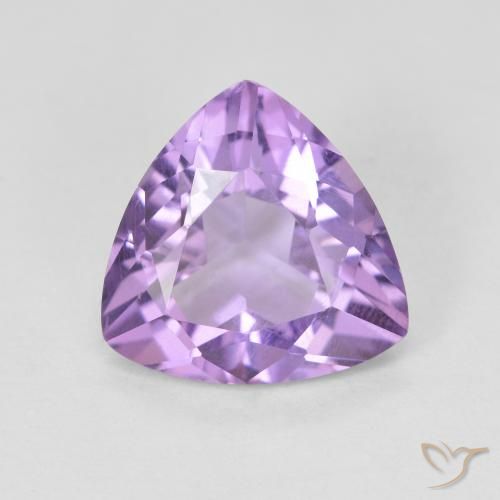 2.58ct 자연스러운 미디엄 바이올렛 자수정, 일조, VVS-VS