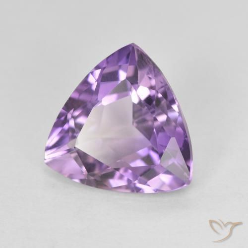 2.58캐럿 천연 Medium Light Purplish-Violet 자수정, 일조, VVS-VS