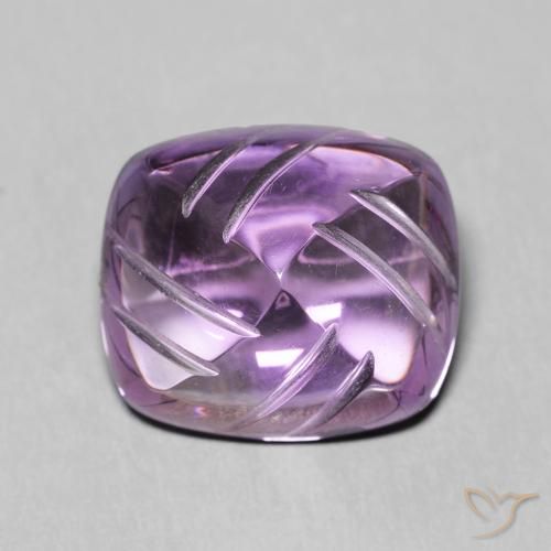 6.81ct 자연스러운 Medium Light Purplish-Violet 자수정, 팬시한, 투명한