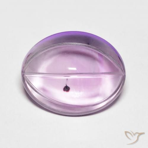 6.83ct 자연스러운 라이트 바이올렛 자수정, 타원형, 투명한