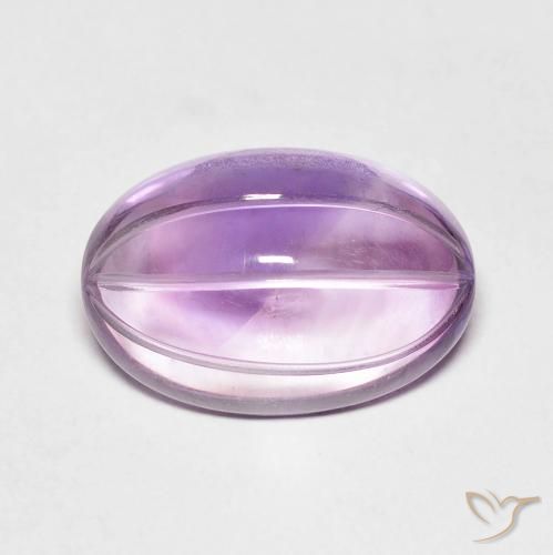6.36ct 자연스러운 상그리아 바이올렛 자수정, 타원형, 투명한
