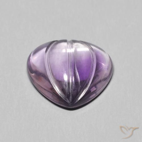 5.56캐럿 천연 Medium Light Purplish-Violet 자수정, 배 모양, 투명한