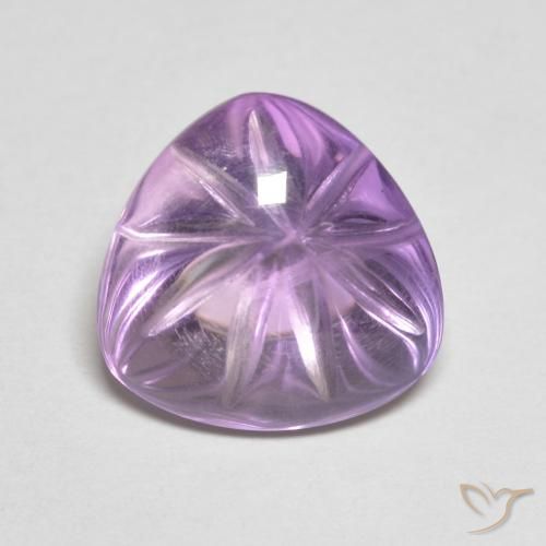 6.10ct 자연스러운 미디엄 바이올렛 자수정, 일조, 투명한