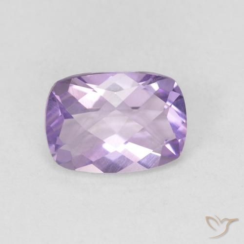 0.85ct 자연스러운 미디엄 바이올렛 자수정, 방석, VVS