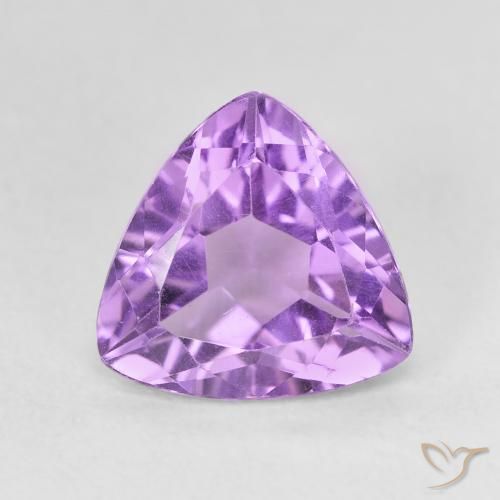 2.75ct 자연스러운 미디엄 바이올렛 자수정, 일조, VVS-VS
