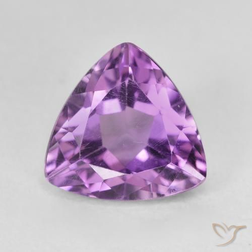 3.20ct 자연스러운 Medium Light Purplish-Violet 자수정, 일조, VVS-VS
