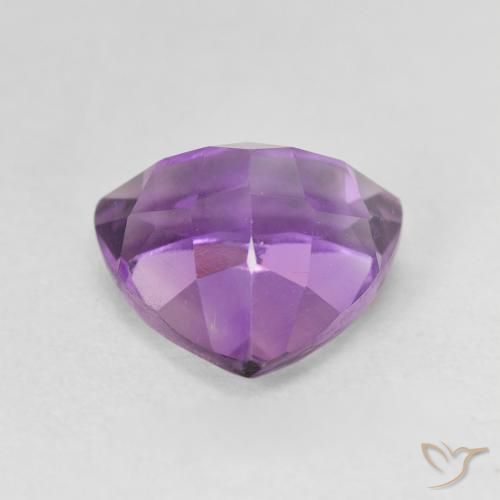 3.20캐럿 천연 Medium Light Purplish-Violet 자수정, 일조, VVS-VS