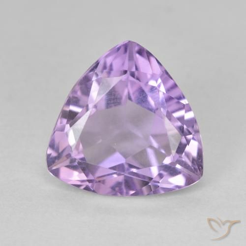 2.87ct 자연스러운 분홍빛이 도는 보라색 자수정, 일조, VVS-VS