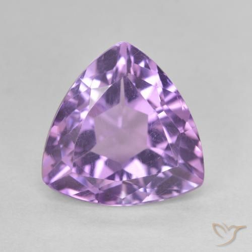 2.94ct 자연스러운 분홍빛이 도는 보라색 자수정, 일조, VS