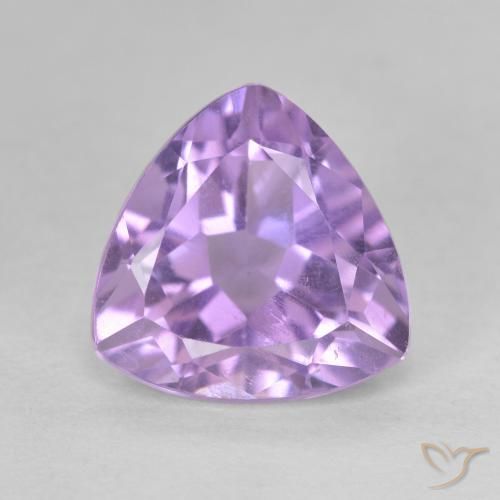 3.12ct 자연스러운 분홍빛이 도는 보라색 자수정, 일조, VS