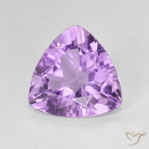 2.75ct 자연스러운 미디엄 바이올렛 자수정, 일조, VVS-VS