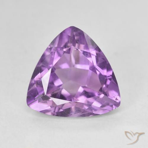 2.92ct 자연스러운 분홍빛이 도는 보라색 자수정, 일조, VVS-VS