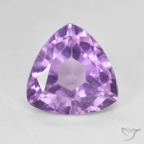 3.28ct 자연스러운 미디엄 바이올렛 자수정, 일조, VVS-VS