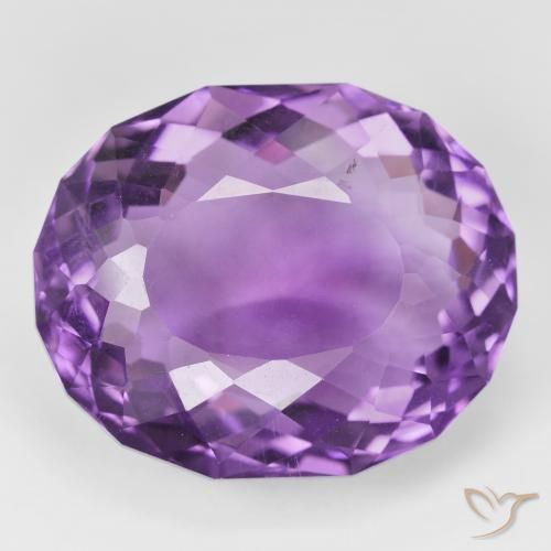31.24ct 자연스러운 비비드 바이올렛 자수정, 타원형, VVS-VS