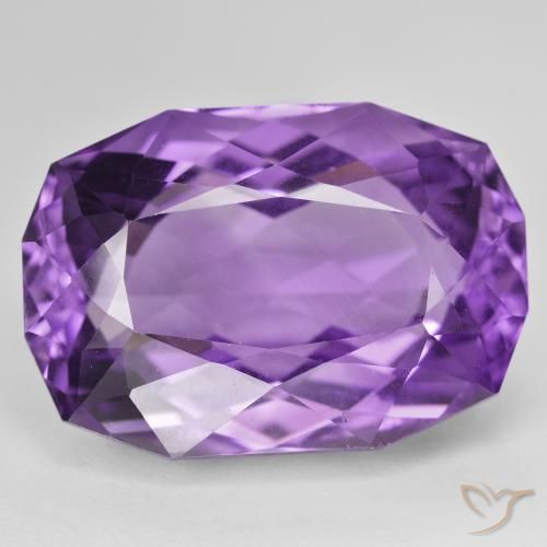 36.31ct 자연스러운 미디엄 바이올렛 자수정, 방석, VVS-VS