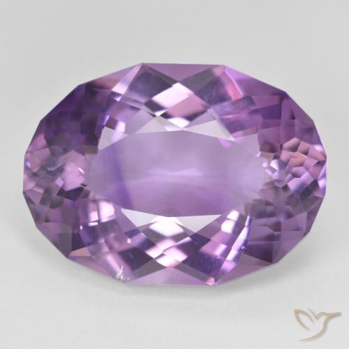 21.94ct 자연스러운 보라색 보라색 자수정, 타원형, VVS-VS