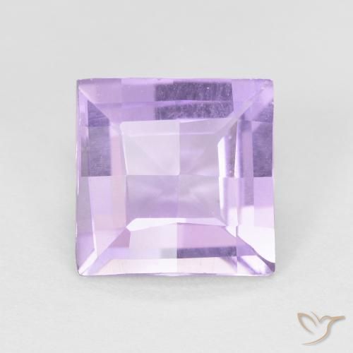 1.54ct 자연스러운 아이리스 바이올렛 자수정, 정사각형, VVS-VS