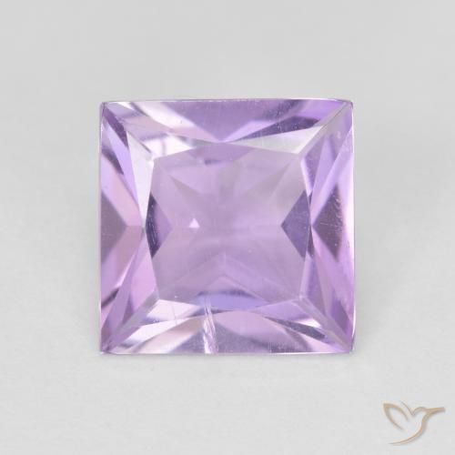2.01ct 자연스러운 아이리스 바이올렛 자수정, 정사각형, VS