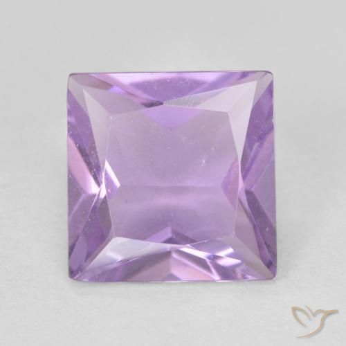 1.20ct 자연스러운 아이리스 바이올렛 자수정, 정사각형, VS