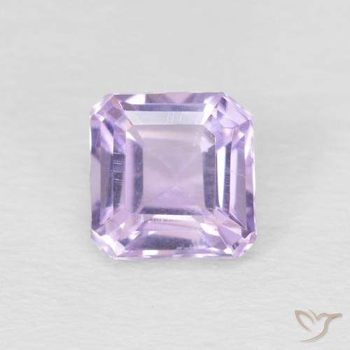 0.65ct 자연스러운 상그리아 바이올렛 자수정, 에메랄드 컷, VVS