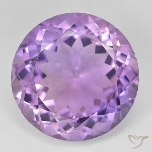 26.41ct 자연스러운 Medium Light Purplish-Violet 자수정, 둥근, VVS