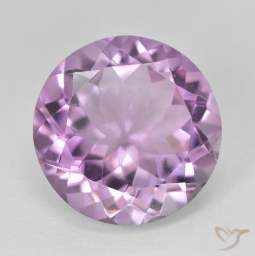13.19ct 자연스러운 미디엄 바이올렛 자수정, 둥근, VVS