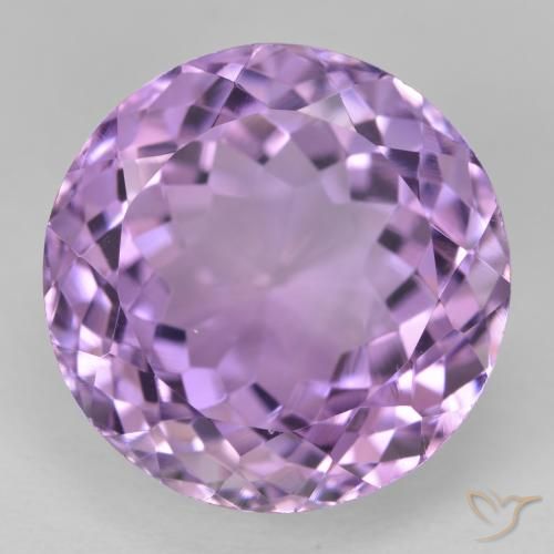 16.90ct 자연스러운 미디엄 바이올렛 자수정, 둥근, VVS-VS