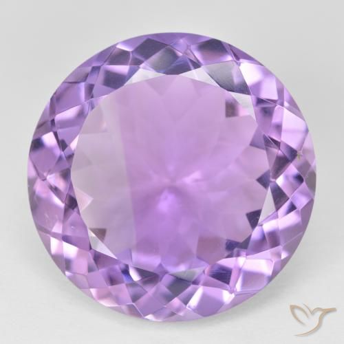 23.32ct 자연스러운 미디엄 바이올렛 자수정, 둥근, VVS-VS