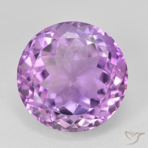 13.33ct 자연스러운 보라색 보라색 자수정, 둥근, VVS