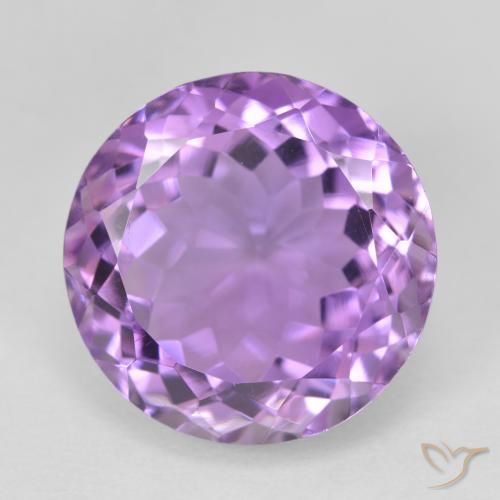 12.59ct 자연스러운 딥 퍼플리쉬 바이올렛 자수정, 둥근, VVS