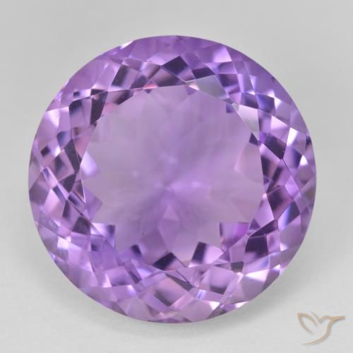 26.56ct 자연스러운 딥 바이올렛 자수정, 둥근, VVS