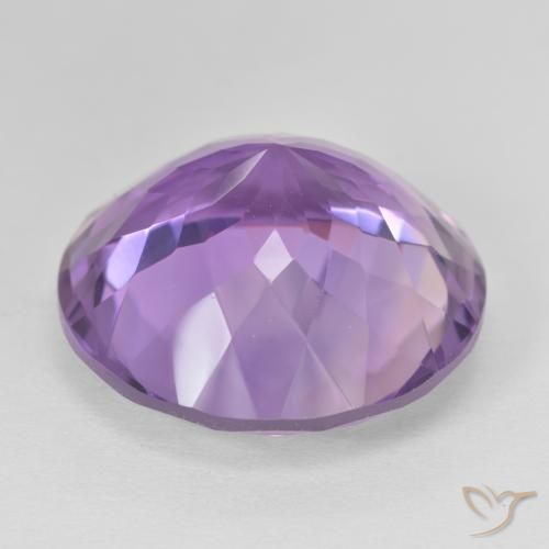 25.45캐럿 천연 Medium Light Purplish-Violet 자수정, 둥근, VVS