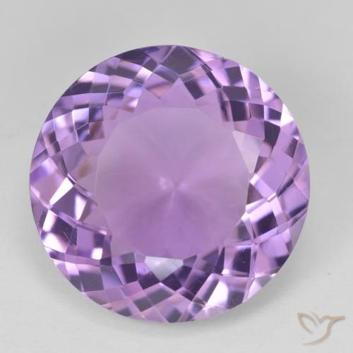 22.72ct 자연스러운 Medium Light Purplish-Violet 자수정, 둥근, VVS