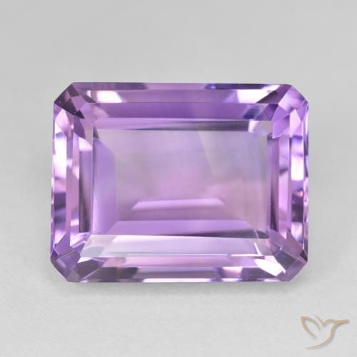 18.88ct 자연스러운 딥 아이리스 바이올렛 자수정, 에메랄드 컷, VVS-VS