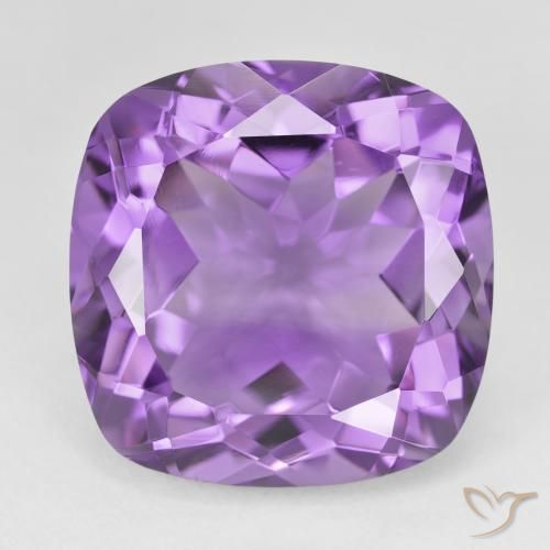 23.74ct 자연스러운 비비드 바이올렛 자수정, 방석, VVS