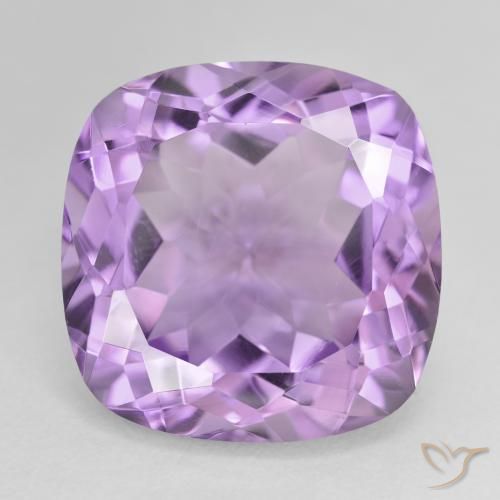 22.37ct 자연스러운 미디엄 바이올렛 자수정, 방석, VVS