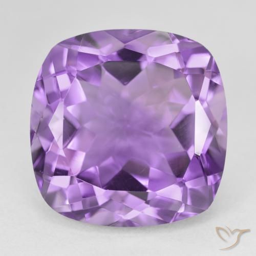 22.50ct 자연스러운 미디엄 바이올렛 자수정, 방석, VVS