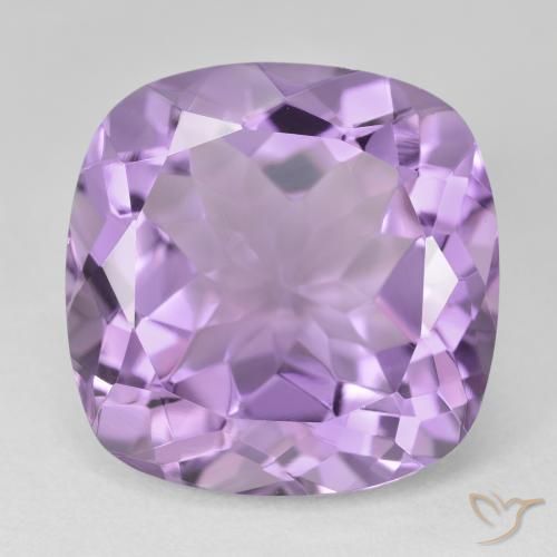 21.31ct 자연스러운 미디엄 바이올렛 자수정, 방석, VVS